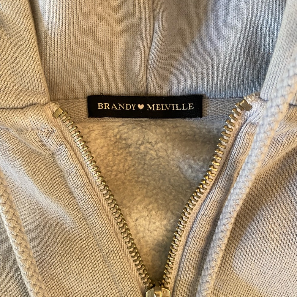 Brandy Melville zip hoodie